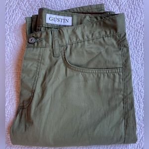 GUSTIN #111 Giza Cotton 5-Pocket - 35 Slim - Olive Drab